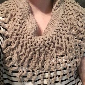 AEO Knit Fringe Snood